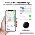 Mini Bluetooth Air Tag-Style GPS Anti-Loss Tracker - Smart Collar & Wallet Locator for Elderly, Kids & Pets (iOS)