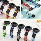 Reflective Breakaway Cat Collar with Bell — Anti-Strangling Adjustable Safety Necklace for Cats & Small Dogs
