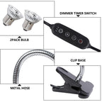 Reptile Insulated Lamp with Fixing Clip 50W UVA UVB Bulb Feeding Box Timeable Heat Lamp for Lizard Supplies Turtle Accessories
