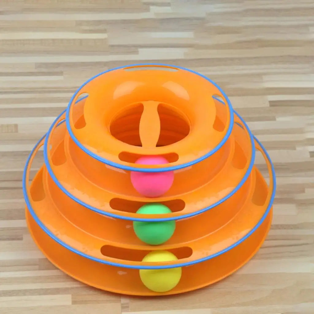 Interactive Cat Exercise Ball Toy — Amusement Game Ball for Indoor Cats