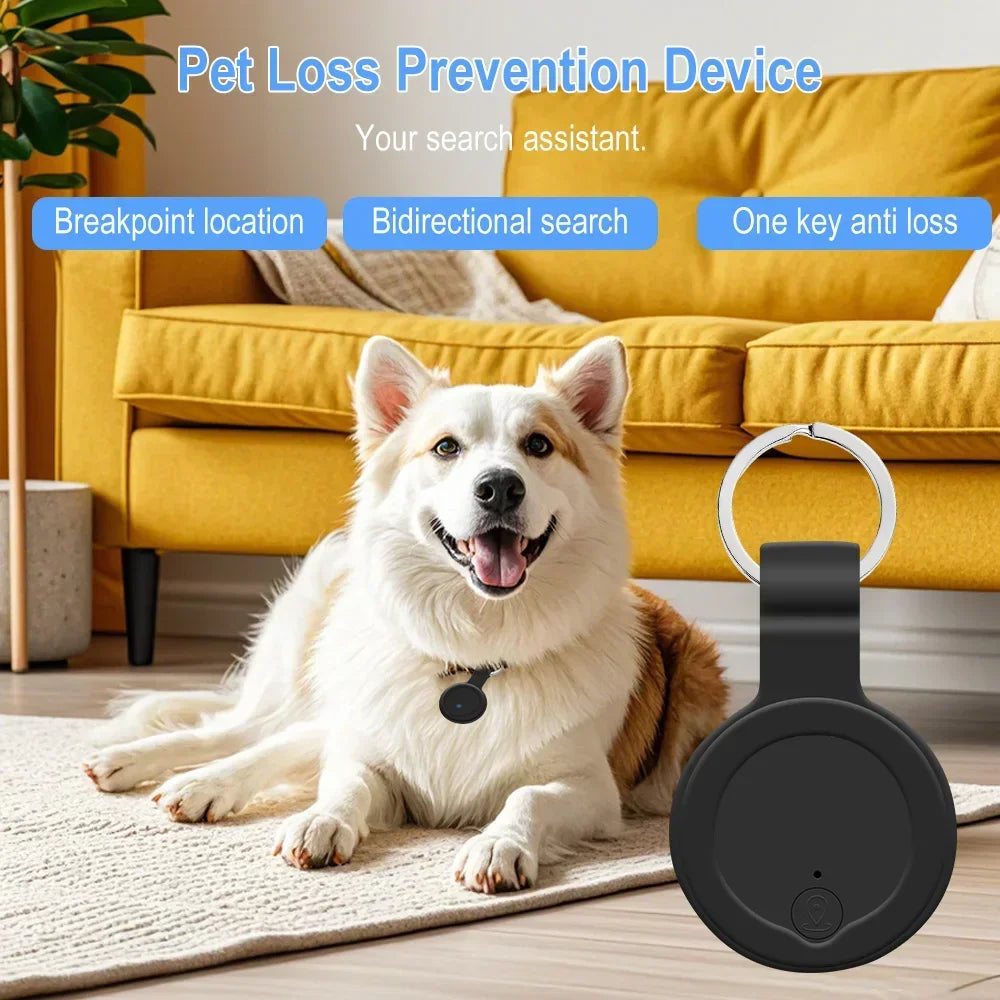 Mini Bluetooth GPS Tracker Tag for Kids, Pets & Belongings - Anti-Loss Key Finder Location Device