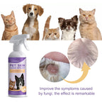 Cat Dog Hair Dry Cleaning Spray Skin Care Spray Pet Flea Mite Skin Treatment Pet Wound Repair Cat Regrowth Hair Repair Serum