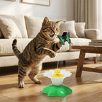 Electric Rotating Butterfly & Hummingbird Cat Teaser Wand — Automatic Flying Kitten Toy