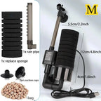 USB Aquarium Sponge Filter (Quiet, Wave Maker, Oxygenator, Freshwater & Saltwater)