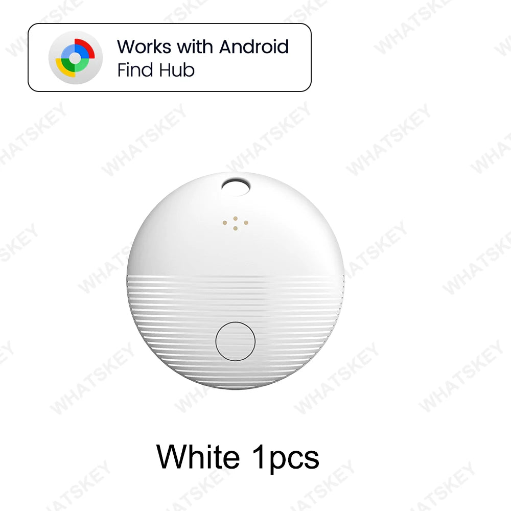 Rechargeable Google Find My GPS Tracker Tag for Android - Smart Location Tracker for Cars & Cycling