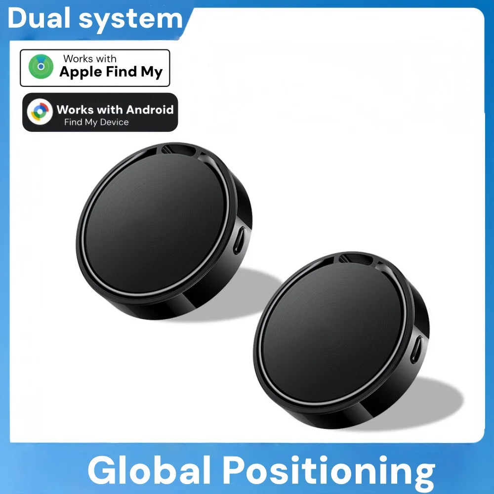 Mini Dual-System GPS Anti-Loss Tracker for iOS & Android - Universal Pet & Luggage Locator