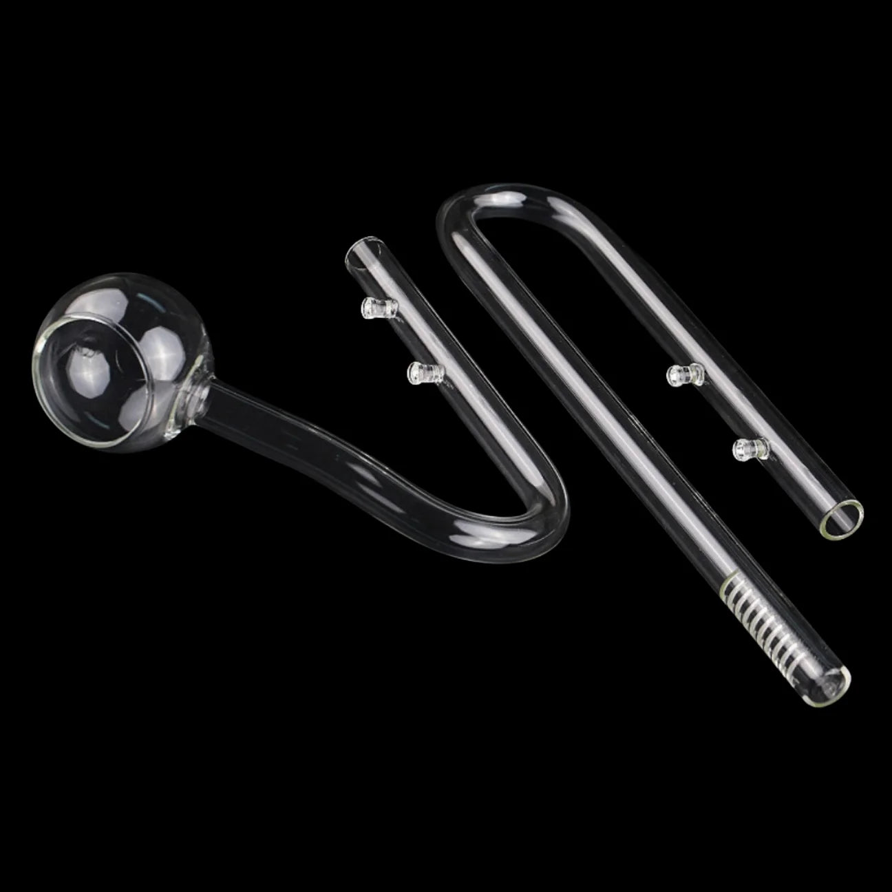 Borosilicate Glass Aquarium Inflow & Outflow Pipe (13mm/17mm, Planted Tank, Filter Tube)