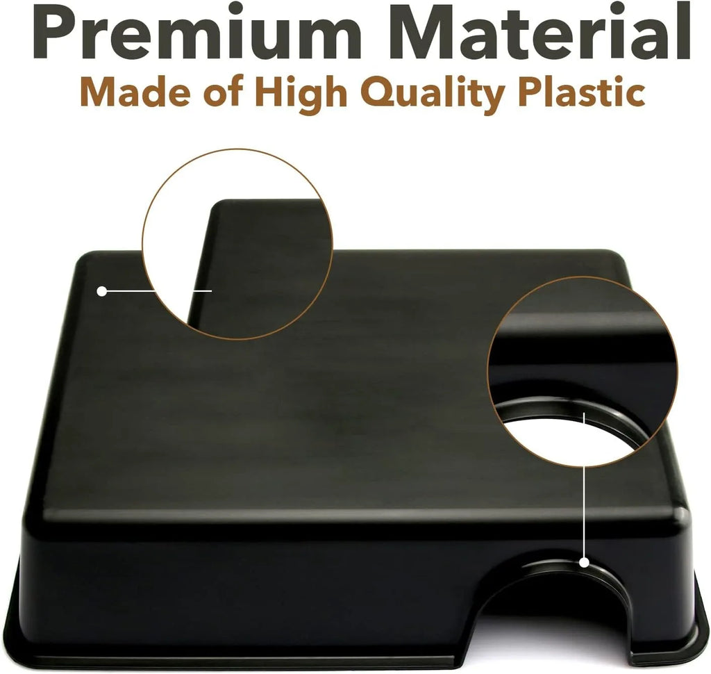 Reptile Hide Box Ventilated Shelter Reptile Hideout 15x11x5.5 cm for Gecko Spiders Snake Ball Python Snake lizard