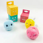 Electric Catnip Plush Ball Cat Toy — Touch-Activated Squeak & Motion