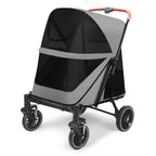 Foldable Medium To Large Pet Stroller with A Load-bearing Capacity of Up To 55kg Providing Ample Space for Elderly Dogs 2025 New