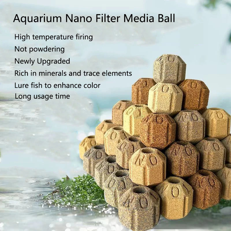 Aquarium Biological Filter Bio Balls (300g–1kg, Hollow Nano Particles, Fish Tank & Pond Media)