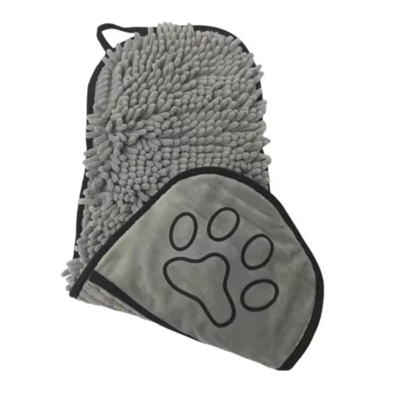 Large Absorbent Quick-Drying Pet Cat Dog Bath Towel Golden Hair Blanket Teddy Small Dog Bath Supplies
