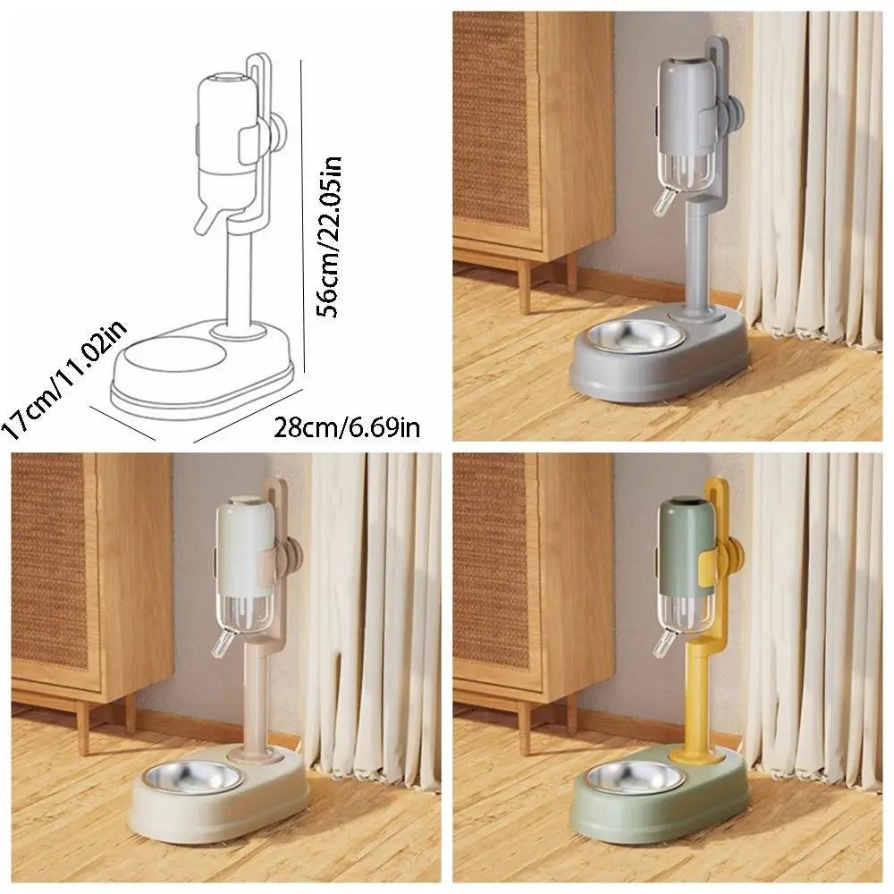 Vertical Dog Water Dispenser (No-Drip, Non-Slip, Stainless Steel)