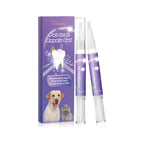 Pet Oral Repair Gel Stain Cleaner Remove Dental Stains Eliminating Odors Freshens Breath Reduce Pet Yellow Teeth Cleaning Pen