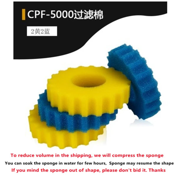 SUNSUN GRECH CPA CPF-5000/10000/15000 Spare Replacement Pond Filter Sponge Pads Foams