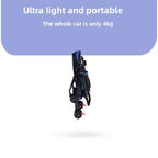 Pet Stroller Cat Dog Small Breeds Lightweight Foldable Outdoor Push Cart Pet Trolley Puppy Stroller Lightweight