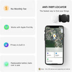 Vehicle GPS Tracker - No Subscription Car Locator for Apple Find My (iOS), Real-Time Hidden Tracking Device