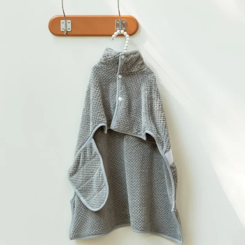 1PC Dog Bathrobe Drying Coat Super Absorbent Bath Robe for Large Dogs Fast Drying Pet Towel for Dogs and Cats Bath Towel