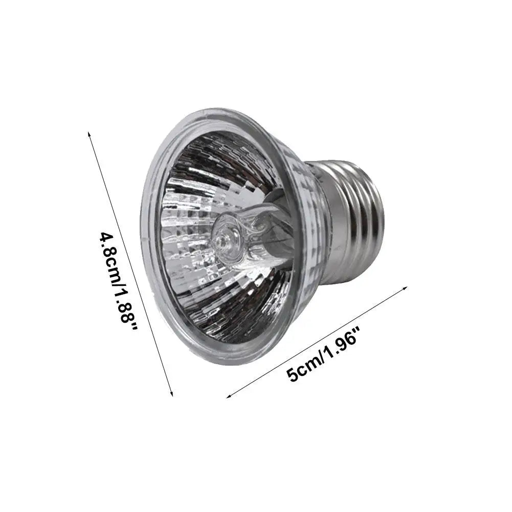 25/50/75W UVA+UVB Reptile Lamp Bulb Turtle Basking UV Light Bulbs Heating Light Full Spectrum Sunlamp for Amphibians Pets Snake