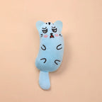 Catnip Mouse Thumb Pillow Cat Chew Toy with Crinkle Sound
