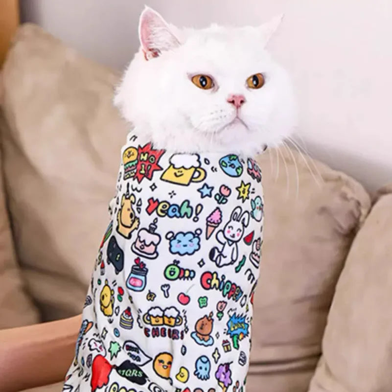 Cat Grooming Safety Wrap Blanket — Anti-Scratch Self-Adhesive Cat Bag for Nail Trimming & Bathing