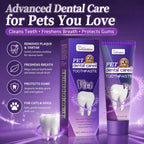 V34 Pet Toothpaste Gentle Plaque Tartar Remover Fresh Breath Gum Health for Cats Dogs Daily Dental Care 60g