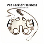 Fashion Dog Lift Harness Pet Carrier Bag Portable Breathable Multifunctional Traction Backpack for Outdoor Dog Sling Carrier