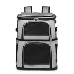 Pet Trolley Case Double Layer Large Capacity Breathable Cat Dog Carrier Stroller for Outdoor Travel Two Pet Portable Carrying