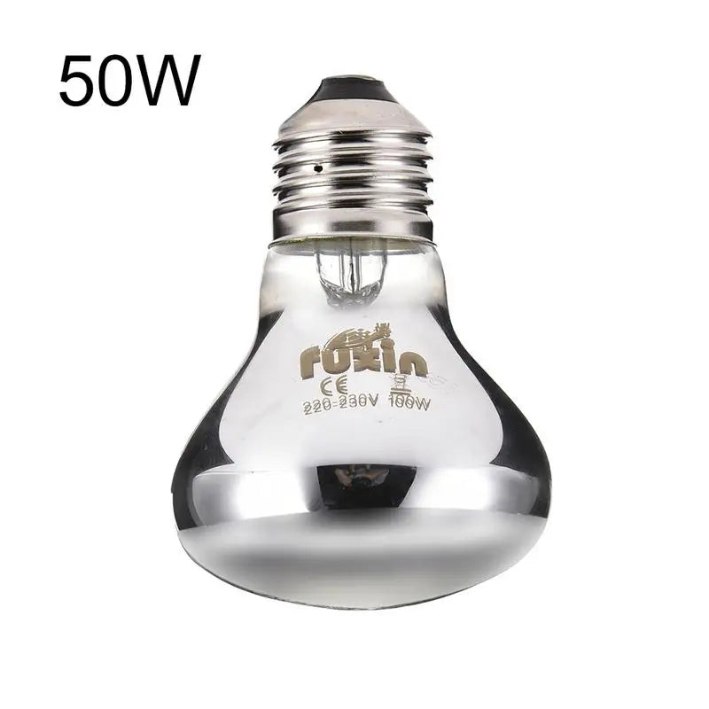 Pet Heating Lamp E27 Day Night For Amphibian Snake Lamp Heat Reptile Bulb Light 25W 50W 100W AC220-230V Hot Winter for Pet ﻿