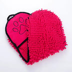 Soft Dog Bath Robe Towel Quick Dry Pet Towel Fiber Absorbent Cat Bath Towel Convenient Pet Cleaning Washcloth Dog Accessories
