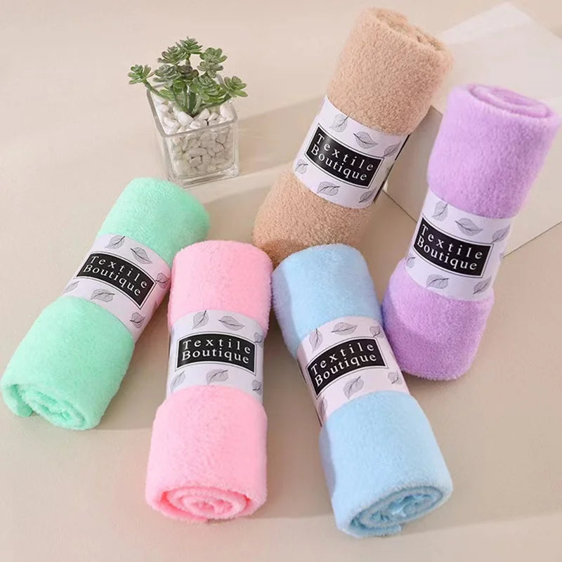 Fashion 100% Cotton Pet Towels Soft Absorbent Towels for Absorbent Bath Face for Dog Cat Pet Accessories Dog Towel