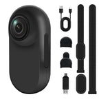 HD 1080P Wireless Pet Collar Camera with Magnetic Mount - No WiFi Needed Mini Body Sport Cam for Cats & Dogs