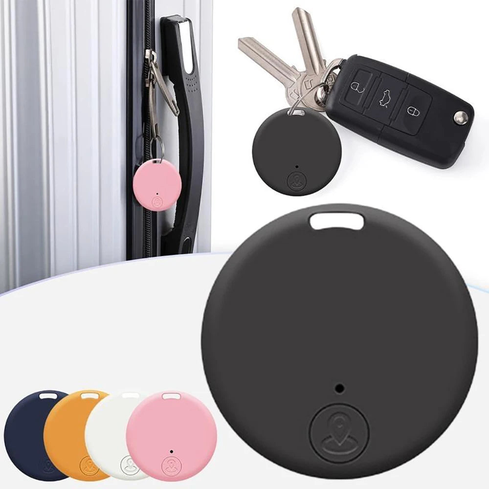 Round Mini Bluetooth 5.0 Anti-Loss GPS Smart Tracker - Finder for Pets, Kids, Bags & Wallets