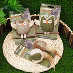 Catnip & Silvervine Feather Chew Toy — Dental Cleaning & Boredom Relief Toy for Cats