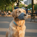 Breathable Dog Mesh Muzzle Prevent Barking Adjustable Strap Anti Licking Mouth Cover Anti Biting Dog Muzzle Buckle Outdoor Use