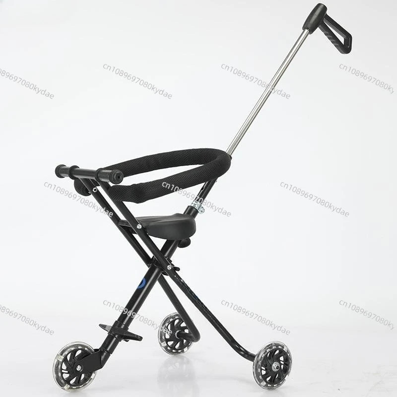 Baby Stroller That Can Be Ridden Or Reclined One Click Folding Lightweight And Easy To Carry For Outdoor Travel