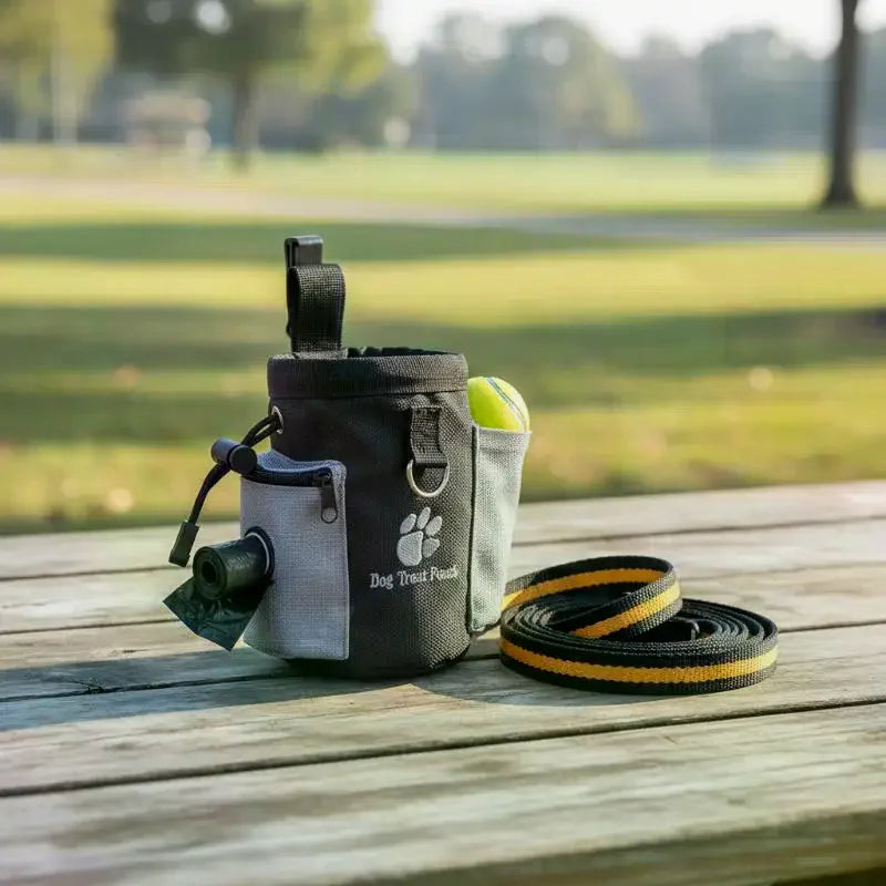 Dog Fanny Pack Outdoor Training Bag With Waste Bag Compartment Treat Holder Ideal For Dog Owners Travel And Hiking