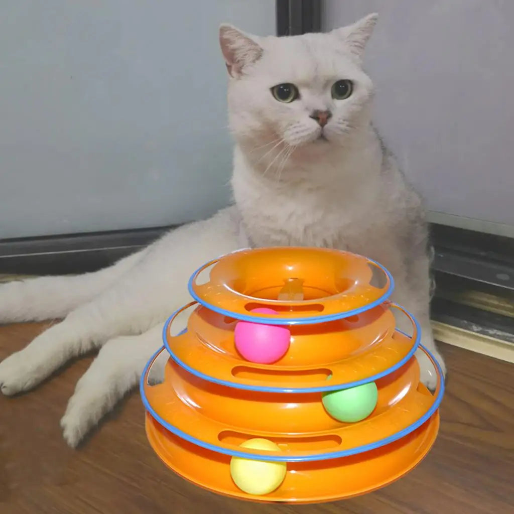 Interactive Cat Exercise Ball Toy — Amusement Game Ball for Indoor Cats
