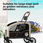 Medium Large Senior Dog Multifunction Pet Stroller Outdoor Travel Portable Foldable Stroller for Dog Pet Trolley Pet Stroller