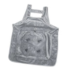 Cat Carrier Cuddle Apron (Soft Fleece, Hair Prevention, Warm Blanket)