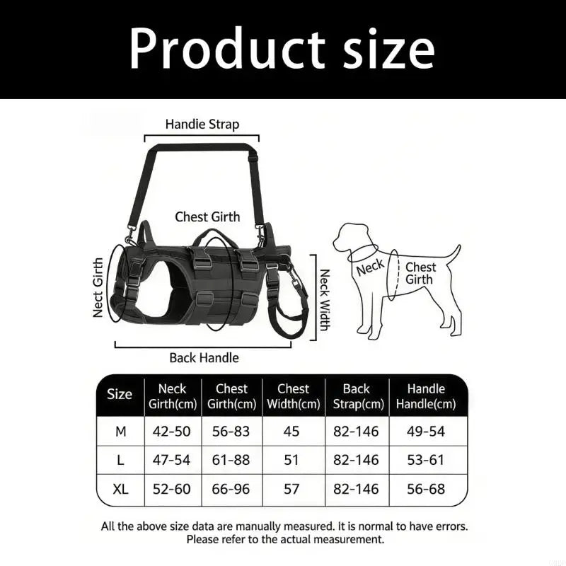 G92C Complete Support Outfit For Handicapped animals Featuring Strong D Attachments And Waterproof Fabric