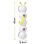 Auto Caterpillar Cat Toy with Tail — Rechargeable Motion-Activated Interactive Toy for Indoor Cats
