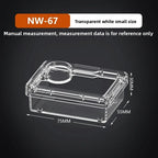 Reptile Lizards Geckos Feeding Bowls Anti Overturning Transparent Water Bowls Prevent Tenebrio Molitor and Blaptica Dubia