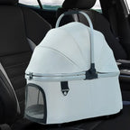 Lightweight Pet Stroller Foldable Outdoor Pet Stroller for Cats and Dogs Detachable Portable Pet Carrier High View Dog Stroller