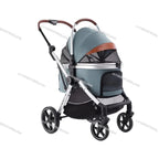 Separation Pet Trolley Dog Show Stroller Luxury 4 Wheels Detachable Pet Stroller for Cat&dogs