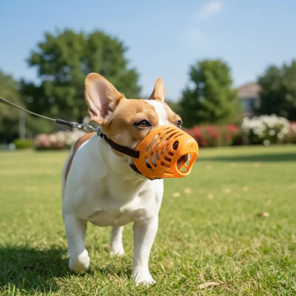 Anti-biting Silicone Dog Muzzle Anti-barking Breathable Dog Mouth Guard Soft Adjustable Dogs Mouth Cover Small To Medium Dog