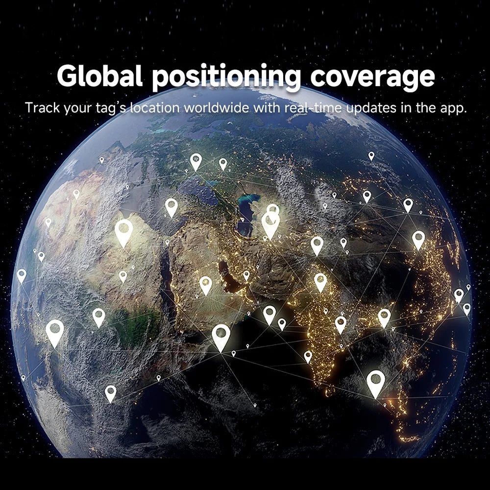Dual System iOS & Android GPS Smart Tag - Vehicle, Pet & Child Anti-Loss Locator with Google Find Hub
