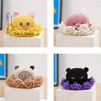 Cartoon Animal Shape Dog Chew Toy — Soft Bite-Resistant Teeth Cleaning Boredom Relief Toy