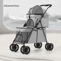 Foldable Pet Stroller for Cats Small Dogs Lightweight Portable Design with Safety Belt Outdoor Travel Pet Carrier Pet Walking