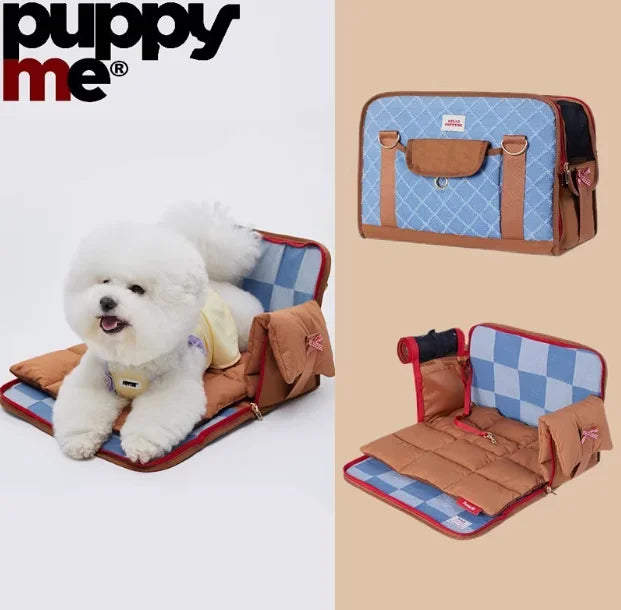 Fashionable Sporty Pet Travel Bag (Waterproof, All-Season, Bichon Frise)